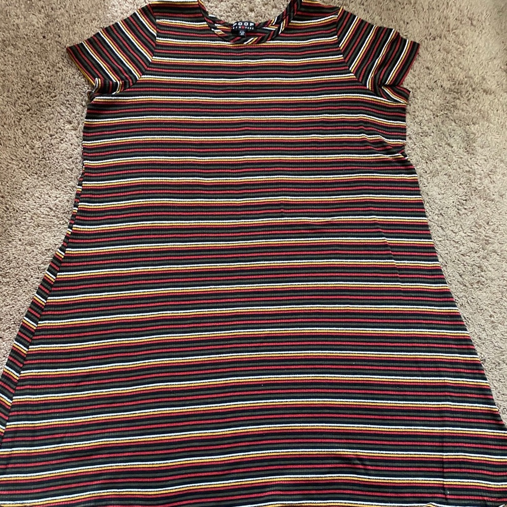 Short Sleeve Shift Dress